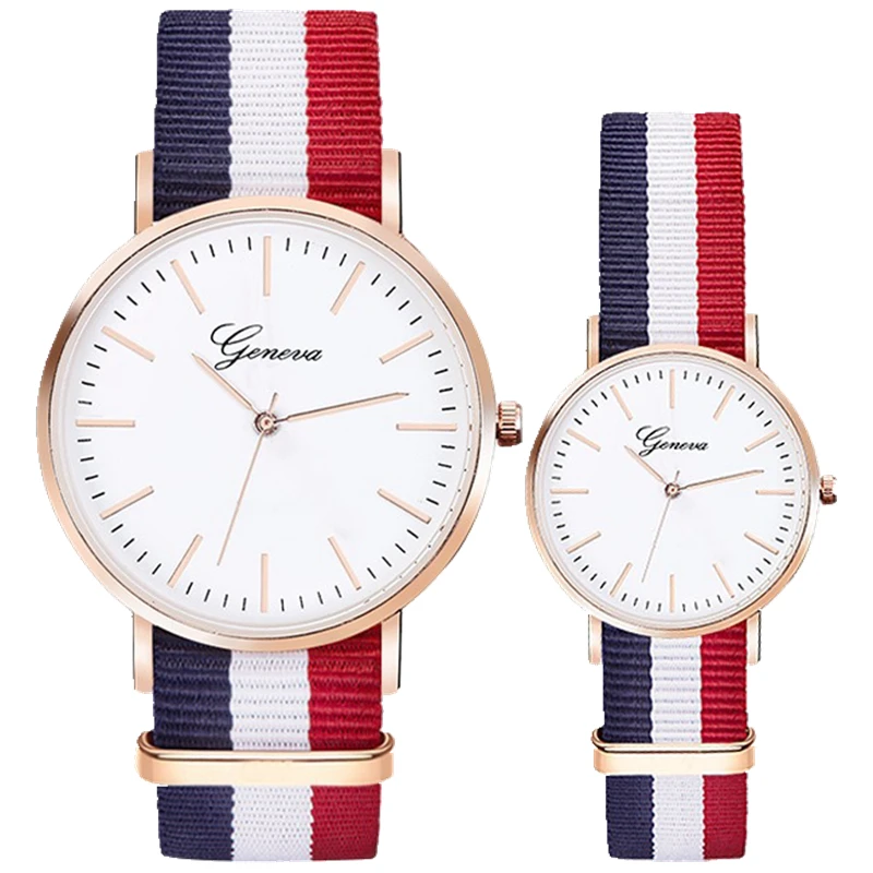 Fashion lovers couple geneva mens women Nylon canvas watches hot students dress quartz fabric rose gold lady dial wrist watches
Fashion lovers couple geneva mens women Nylon canvas watches hot students dress quartz fabric rose gold lady dial wrist watches