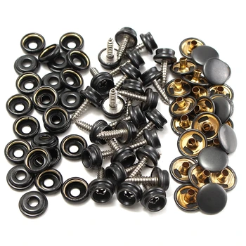 150pcs Black Snap Button Fastener Screw Studs Kit For Canvas Tent Canopy Fastener Sockets Boat Marine Crafts Accessories 50sets
150pcs Black Snap Button Fastener Screw Studs Kit For Canvas Tent Canopy Fastener Sockets Boat Marine Crafts Accessories 50sets
