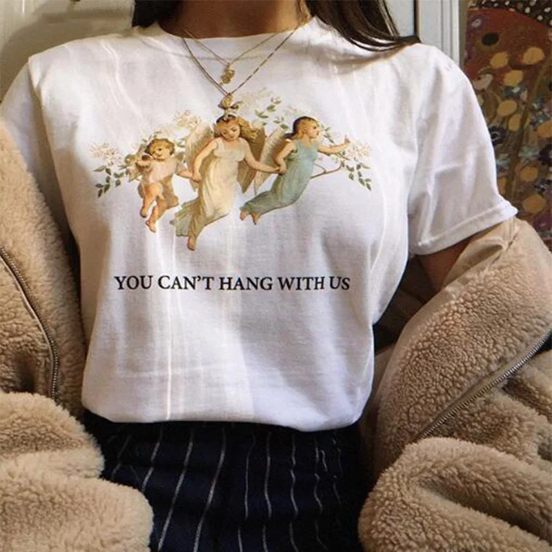 Vintage camiseta painting Print female mujer T shirt short-sleeve harajuku Vogue Streetwear Casual 2019 New Summer Women T-shirt
Vintage camiseta painting Print female mujer T shirt short-sleeve harajuku Vogue Streetwear Casual 2019 New Summer Women T-shirt