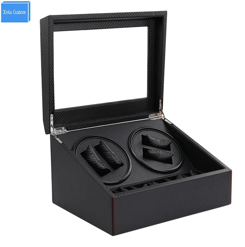 Black Carbon Automatic watch winder box 4+6 drawer storage display watches slient motor box for watches mechanism cases box
Black Carbon Automatic watch winder box 4+6 drawer storage display watches slient motor box for watches mechanism cases box