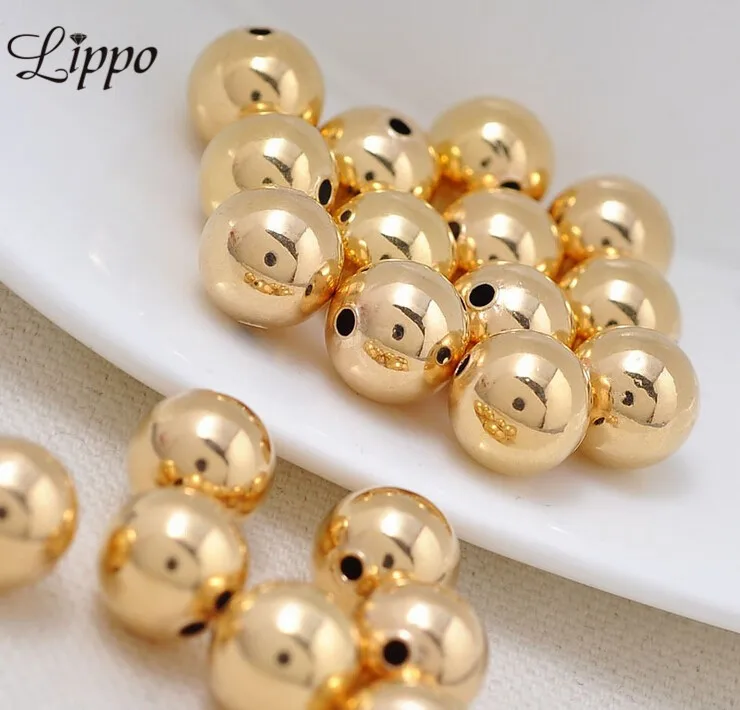 25pcs 2 3 4 5 6 8 10 12mm smooth round copper bead Yellow Gold Color Fine Space Loose metal ball beads parts to make jewelry
25pcs 2 3 4 5 6 8 10 12mm smooth round copper bead Yellow Gold Color Fine Space Loose metal ball beads parts to make jewelry