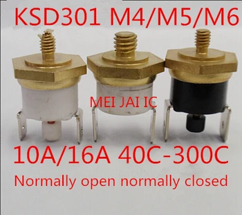 KSD301 thread 10A 16A 250v M4 M5 M6 normally open normally closed 40C-300C 40 45 50 55 60 65 70 75 80 85 90 95 100
KSD301 thread 10A 16A 250v M4 M5 M6 normally open normally closed 40C-300C 40 45 50 55 60 65 70 75 80 85 90 95 100