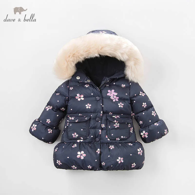 Dave bella winter baby girls down jacket children white duck down padding coat kids hooded outerwear DBJ7429
Dave bella winter baby girls down jacket children white duck down padding coat kids hooded outerwear DBJ7429