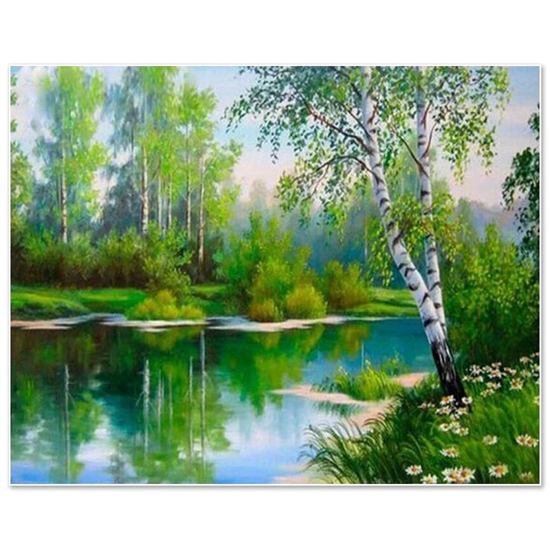 LZAIQIZG Diamond Embroidery Landscape Full Square Kit Diamond Painting Scenic Pictures Of Rhinestones Diamond Mosaic Home Decor
LZAIQIZG Diamond Embroidery Landscape Full Square Kit Diamond Painting Scenic Pictures Of Rhinestones Diamond Mosaic Home Decor