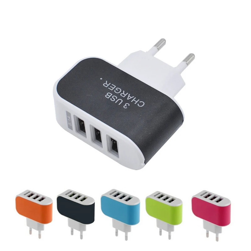 Portable 5V 3.1A Triple USB Port Wall Home Travel EU Plug Charger Adapter Universal For Apple iPhone Android Smart Phones P0.11
Portable 5V 3.1A Triple USB Port Wall Home Travel EU Plug Charger Adapter Universal For Apple iPhone Android Smart Phones P0.11