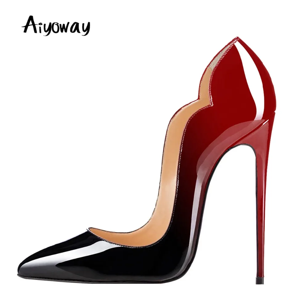 Aiyoway Women Shoes Pointed Toe High Heels Pumps Gradient Slip-on Autumn Spring Wedding Party Shoes Patent Leather Big Size
Aiyoway Women Shoes Pointed Toe High Heels Pumps Gradient Slip-on Autumn Spring Wedding Party Shoes Patent Leather Big Size