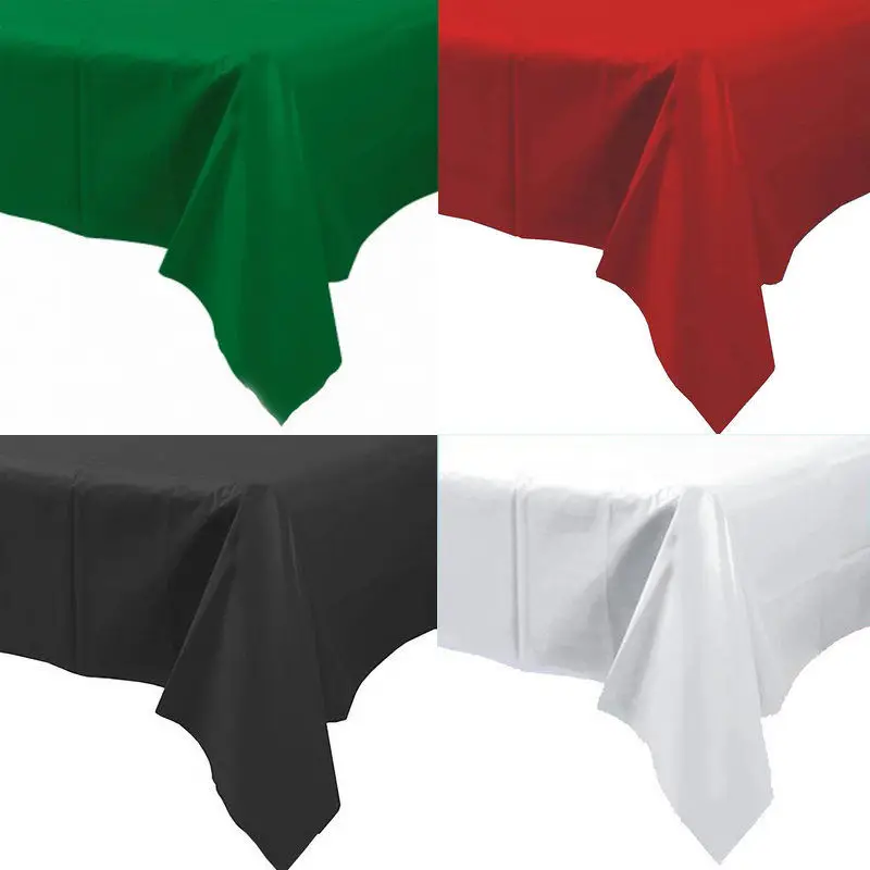 137x274CM Plastic Dining Table Cloth Oil Proof Solid Color Birthday Party Wedding Table Cover Mat for Hotel Restaurant Picnic
137x274CM Plastic Dining Table Cloth Oil Proof Solid Color Birthday Party Wedding Table Cover Mat for Hotel Restaurant Picnic