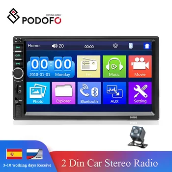 Podofo 2din Auto Radio Car Audio Stereo 7'' HD Touch Screen Video MP5 Player Bluetooth Radios Support Rearview Camera MirrorLink
Podofo 2din Auto Radio Car Audio Stereo 7'' HD Touch Screen Video MP5 Player Bluetooth Radios Support Rearview Camera MirrorLink