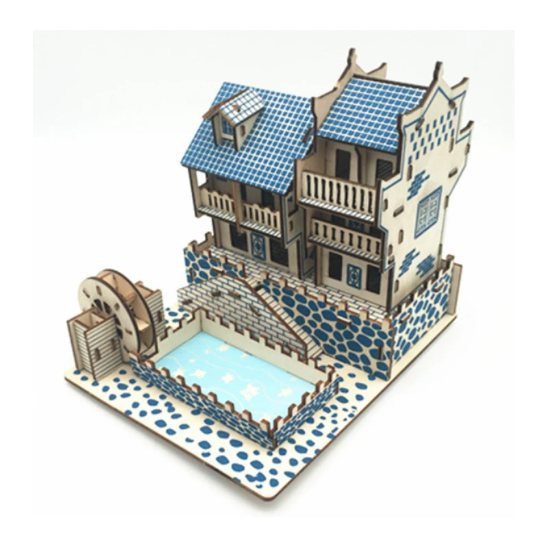 DIY Model toys 3D Wooden Puzzle-Fenghuang Ancient Town Wooden Kits Puzzle Game Assembling Toys Gift for Kids Adult P33
DIY Model toys 3D Wooden Puzzle-Fenghuang Ancient Town Wooden Kits Puzzle Game Assembling Toys Gift for Kids Adult P33