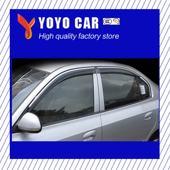High quality 4 Piece Injection molding trim vent shade rain sun wind deflector window visor for Sedan elantra 2004-2012
High quality 4 Piece Injection molding trim vent shade rain sun wind deflector window visor for Sedan elantra 2004-2012
