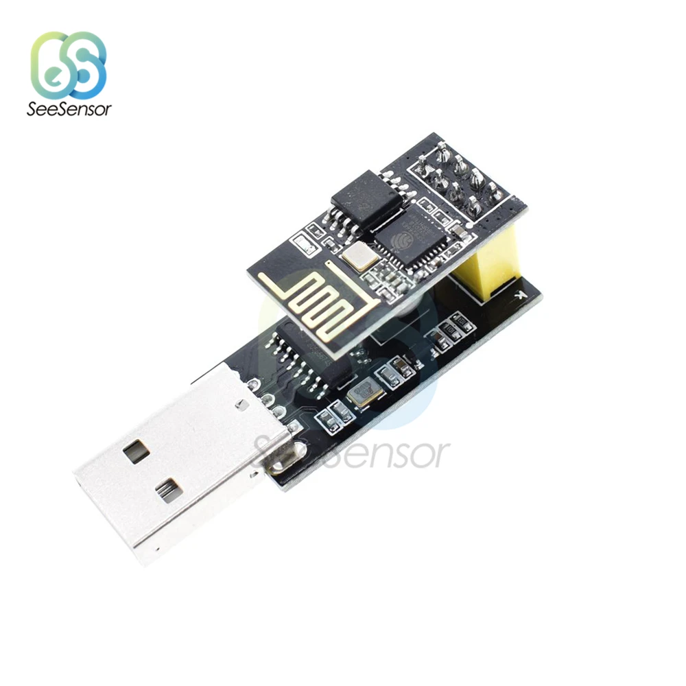 Адаптер программатора ESP01 внешний USB адаптер ESP8266 CH340G для последовательный