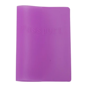 FGGS-Waterproof Silica gel Passport Cover Case Travel Ticket Holder 13cm*9.3cm, purple
FGGS-Waterproof Silica gel Passport Cover Case Travel Ticket Holder 13cm*9.3cm, purple