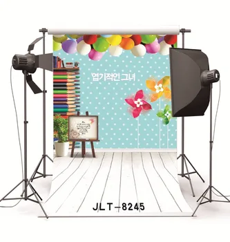 Blue Wall White Dots Pencil Balloons Vinyl Backdrops Computer Printed Children for School Photography Studio Backgrounds
Blue Wall White Dots Pencil Balloons Vinyl Backdrops Computer Printed Children for School Photography Studio Backgrounds