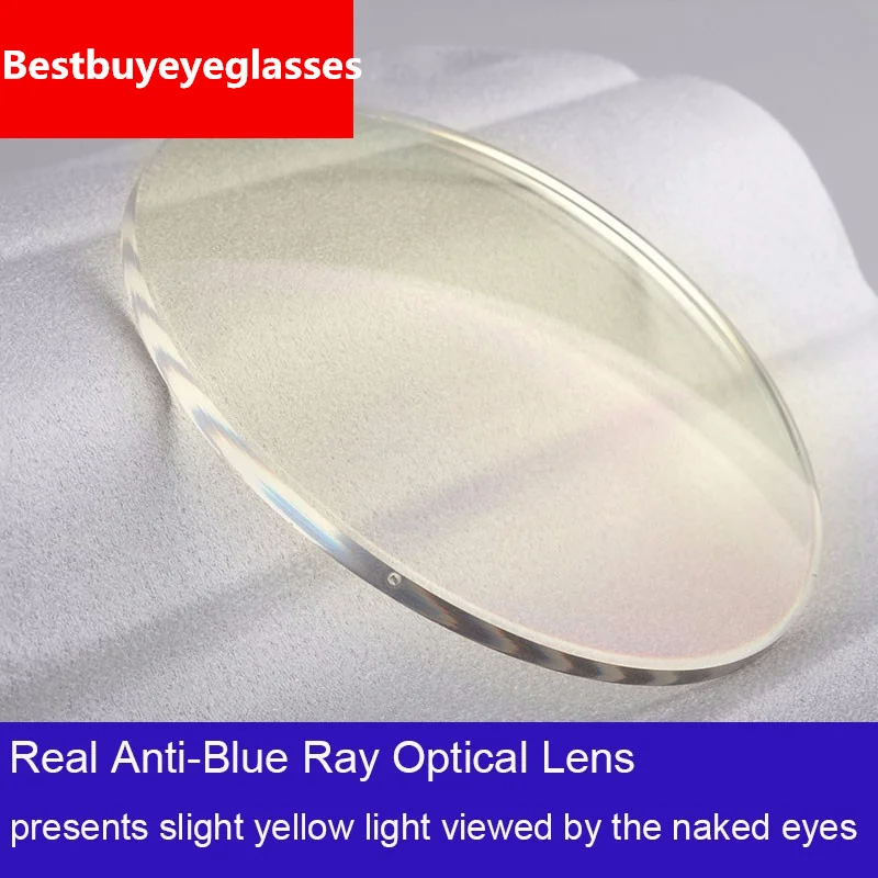 1.56 Anti Blue Rays lens Prescription Eyeglass Lens For Computer Glasses Reading myopia lens light yellow Blue Ray Cut
1.56 Anti Blue Rays lens Prescription Eyeglass Lens For Computer Glasses Reading myopia lens light yellow Blue Ray Cut