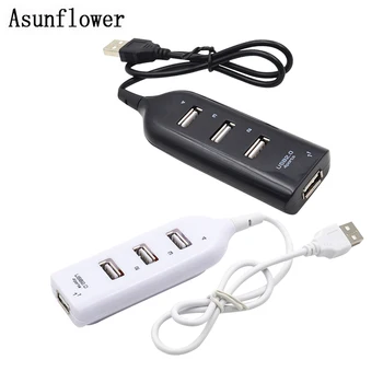 Asunflower USB HUB 2.0 4 Port Portable USB Multi Splitter Extension Adapter Cable For Desktop Laptop Xiaomi Android Accessories
Asunflower USB HUB 2.0 4 Port Portable USB Multi Splitter Extension Adapter Cable For Desktop Laptop Xiaomi Android Accessories