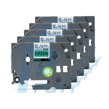 5PCS PUTY for Brother TZe-731 Label Tape 12mm Black on green Compatible for Brother PT200 D210 H110 E110 P-Touch Label Printer 
5PCS PUTY for Brother TZe-731 Label Tape 12mm Black on green Compatible for Brother PT200 D210 H110 E110 P-Touch Label Printer
