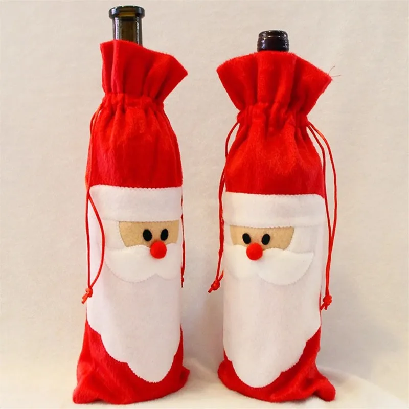 12 Pieces Red Wine Bottle Cover Bags Christmas Dinner Table Decoration Home Party Decors Santa Claus
12 Pieces Red Wine Bottle Cover Bags Christmas Dinner Table Decoration Home Party Decors Santa Claus