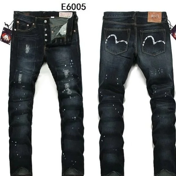 Evisukuro Breathable Top Quality Trend Fashion Hole Men Pants Warm Jeans Straight Print Leisure Button Mid Waist Men's Trousers
Evisukuro Breathable Top Quality Trend Fashion Hole Men Pants Warm Jeans Straight Print Leisure Button Mid Waist Men's Trousers