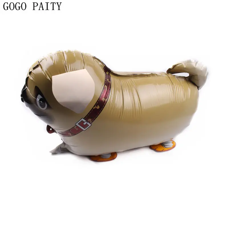 GOGO PAITY Новый ходячий щенок моделирование алюминиевый шар Детские Мультяшные