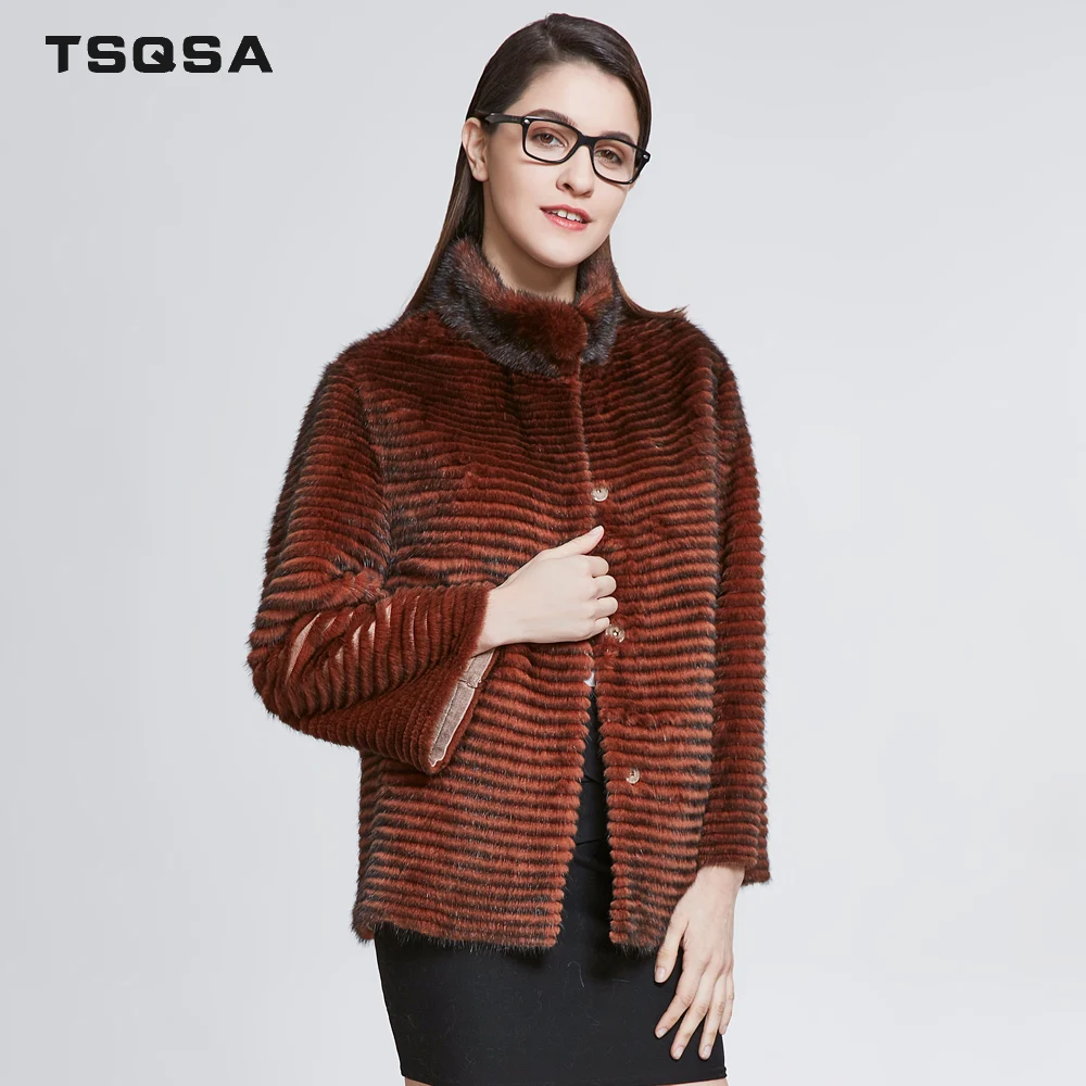 TSQSA Real Mink Fur Coat For Woman Natural Mink Jacket 2019 New Fashion Ladies Outerwear Coat Winter Warm Female Clothes TAC1832
TSQSA Real Mink Fur Coat For Woman Natural Mink Jacket 2019 New Fashion Ladies Outerwear Coat Winter Warm Female Clothes TAC1832
