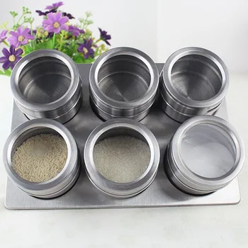 6pc stainless steel seasoning set creative square kitchen supplies pepper salt sugar seasoning jar ZP7091142
6pc stainless steel seasoning set creative square kitchen supplies pepper salt sugar seasoning jar ZP7091142