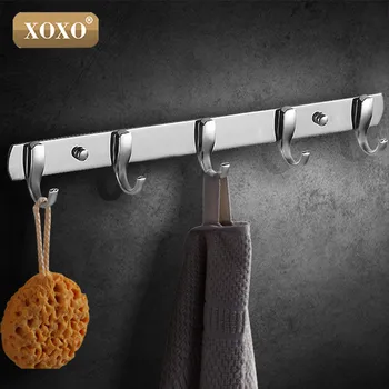 XOXO Best Promotion 3/4/5/6/7 Stainless Hooks Coat Hat Holder Clothes Rack Hook Wall Home Kitchen Bathroom Hanger Door Decor
XOXO Best Promotion 3/4/5/6/7 Stainless Hooks Coat Hat Holder Clothes Rack Hook Wall Home Kitchen Bathroom Hanger Door Decor