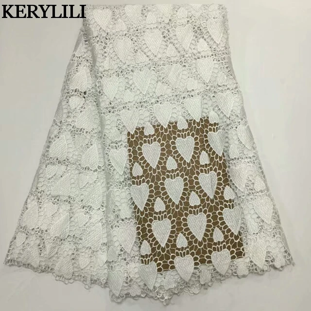 KER YLILI White Gold Polyester African Cord Lace Nigerian Lace Fabric Guipure Fabric Mesh Bridal Sewing Material 5 Yds KRL-5678
KER YLILI White Gold Polyester African Cord Lace Nigerian Lace Fabric Guipure Fabric Mesh Bridal Sewing Material 5 Yds KRL-5678