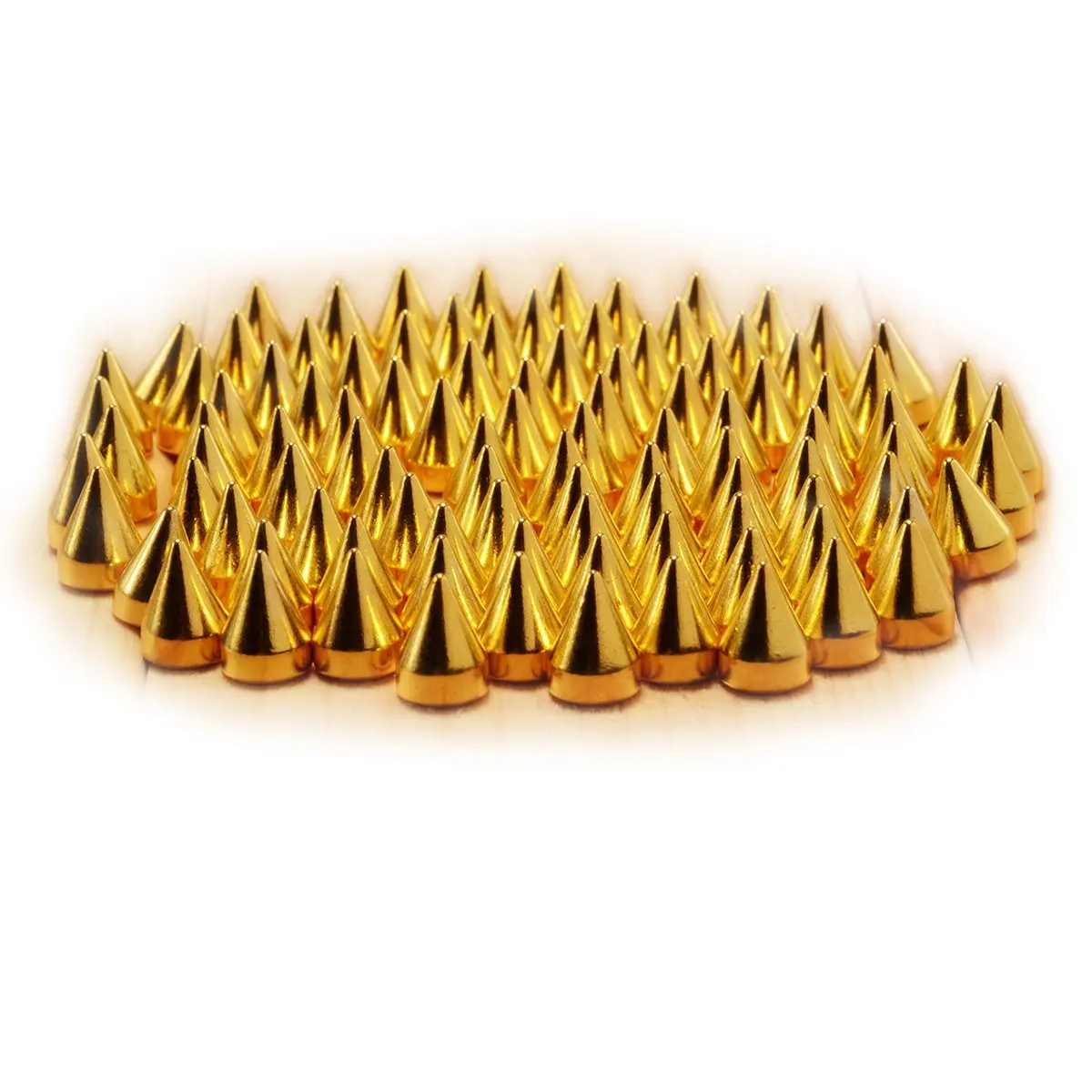 Фото 9 5 шт. золотые конусные шипы для винтов 100 мм  Дом и | Заклепки для одежды (32763859394)