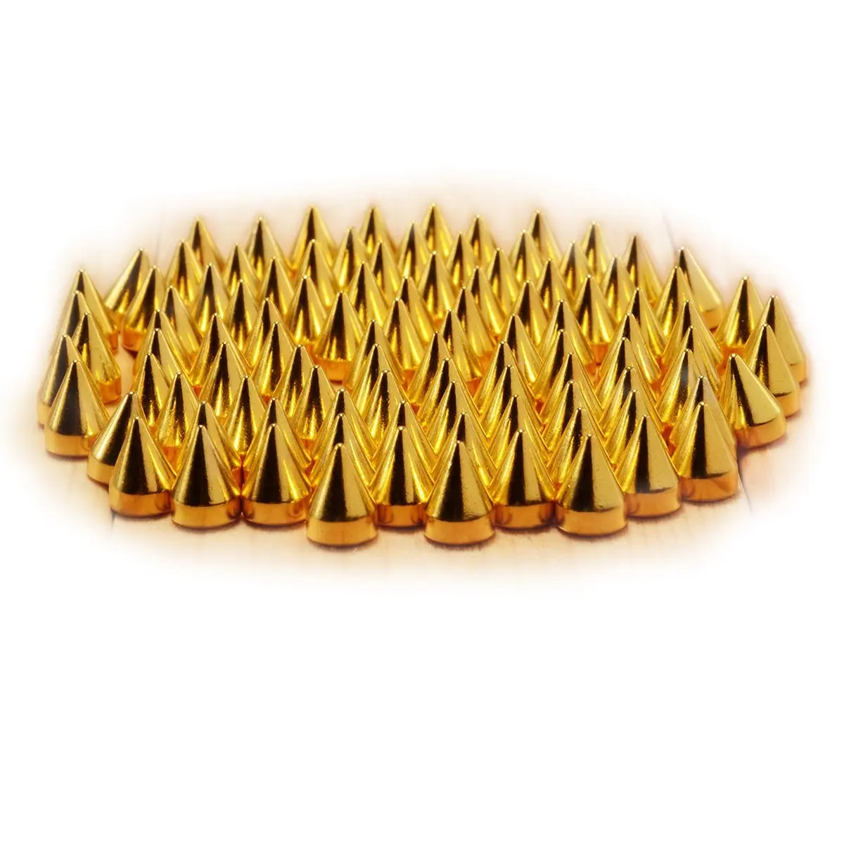 Practical SZD 9.5mm 100pcs Screwback Gold Cone Spikes Studs Leathercraft DIY Punk Spots Bullet
Practical SZD 9.5mm 100pcs Screwback Gold Cone Spikes Studs Leathercraft DIY Punk Spots Bullet