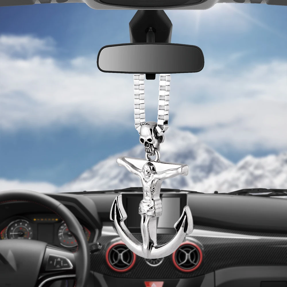 BEMOST Creative Cool Cross Jesus Shop's Anchor Auto Rearview Mirror Decoration Decor Car Pendant Ornament Accessories Styling
BEMOST Creative Cool Cross Jesus Shop's Anchor Auto Rearview Mirror Decoration Decor Car Pendant Ornament Accessories Styling