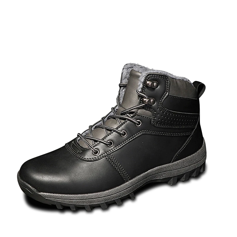 Leather Boots Man Winter Shoes Waterproof Hiking Shoes Men Plush Sneakers Warm Trainers Anti Skid Ankle Boots Cotton Shoes
Leather Boots Man Winter Shoes Waterproof Hiking Shoes Men Plush Sneakers Warm Trainers Anti Skid Ankle Boots Cotton Shoes