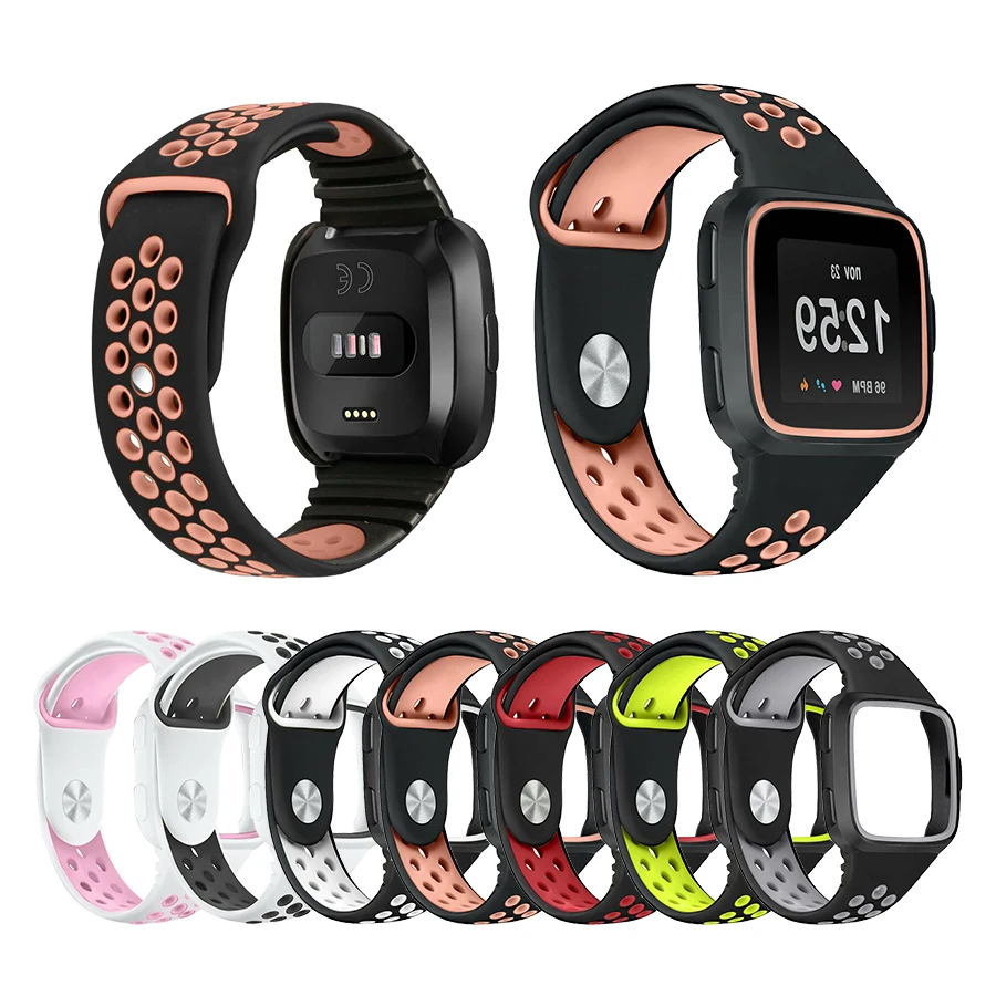 Joyozy Watch Band Compatible Fitbit Versa Soft Silicone Sport Watch Strap Replacement Wristband Fitbit Versa Smart Fitness Watch
Joyozy Watch Band Compatible Fitbit Versa Soft Silicone Sport Watch Strap Replacement Wristband Fitbit Versa Smart Fitness Watch