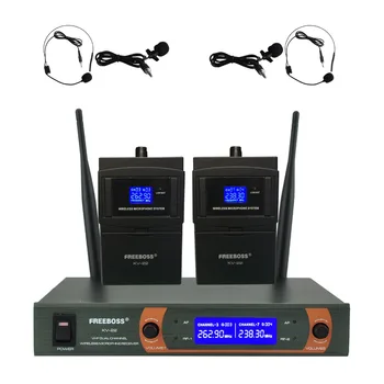KV-22H2 VHF 2 Bodypack Wireless Microphone Family Party 2 Lapel 2 Headset microphone Wireless Karaoke Microphone System
KV-22H2 VHF 2 Bodypack Wireless Microphone Family Party 2 Lapel 2 Headset microphone Wireless Karaoke Microphone System
