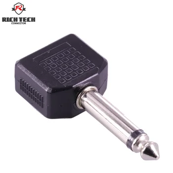 50pcs Mono 2Poles 2x3.5mm Jack to 6.35mm Plug Audio Converter Double Female Socket 3.5mm to Mono 6.5mm Male Plug Speaker Adapter
50pcs Mono 2Poles 2x3.5mm Jack to 6.35mm Plug Audio Converter Double Female Socket 3.5mm to Mono 6.5mm Male Plug Speaker Adapter