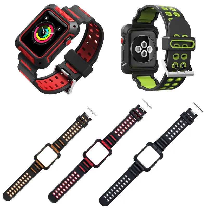 Colorful Silicone Strap Case for Apple Watch Series 3 2 1 iWatch Tpu Cover Cases 38 42 MM Accessories Buckle Watchband
Colorful Silicone Strap Case for Apple Watch Series 3 2 1 iWatch Tpu Cover Cases 38 42 MM Accessories Buckle Watchband