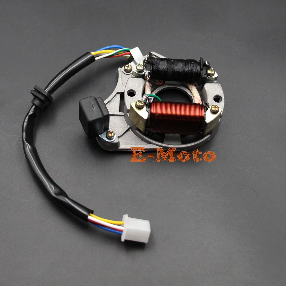 ATV QAUD STATOR IGNITION MAGNETO PLATE 50 70 90 110 125 110cc CHINESE 2 COIL - TAOTAO new E-Moto
ATV QAUD STATOR IGNITION MAGNETO PLATE 50 70 90 110 125 110cc CHINESE 2 COIL - TAOTAO new E-Moto