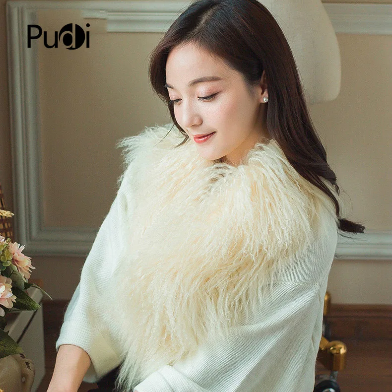 SCM060 Women's real Mongolian sheep fur scarf scarves brand new neck wear winter warm wraps
SCM060 Women's real Mongolian sheep fur scarf scarves brand new neck wear winter warm wraps