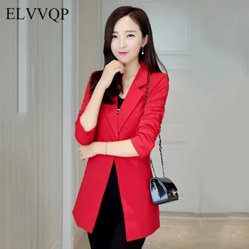 Vintage Korean Women Blazer Feminino Plus Size 4XL Casual Long Sleeve Office Ladies Blazers and Jackets 2018 Spring Outwear N303
Vintage Korean Women Blazer Feminino Plus Size 4XL Casual Long Sleeve Office Ladies Blazers and Jackets 2018 Spring Outwear N303