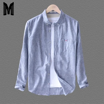 2019 Casual Shirts Men Slim Fit Vintage 55%Linen 45%Cotton Shirt Male Long Sleeve Brand Clothing Y1665
2019 Casual Shirts Men Slim Fit Vintage 55%Linen 45%Cotton Shirt Male Long Sleeve Brand Clothing Y1665