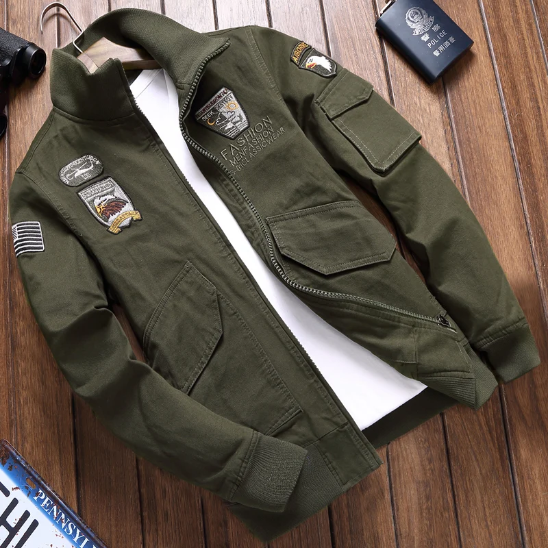 Men jacket Casual cotton washed coats Army Military Outdoors Stand collar Outerwear masculina Coat parka mens Army green Jacket
Men jacket Casual cotton washed coats Army Military Outdoors Stand collar Outerwear masculina Coat parka mens Army green Jacket