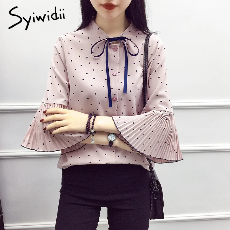 butterfly sleeve bow women tops and blouses chiffon polka dot shirt clothing 2019 spring new ladies dropshipping three quarter
butterfly sleeve bow women tops and blouses chiffon polka dot shirt clothing 2019 spring new ladies dropshipping three quarter