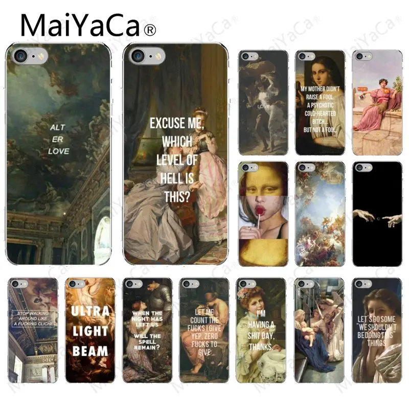 MaiYaCa Retro oil Pattern painting Vintage Quotes Phone Accessories Case for Apple iPhone 8 7 6 6S Plus X XS MAX 5 5S SE XR Case
MaiYaCa Retro oil Pattern painting Vintage Quotes Phone Accessories Case for Apple iPhone 8 7 6 6S Plus X XS MAX 5 5S SE XR Case
