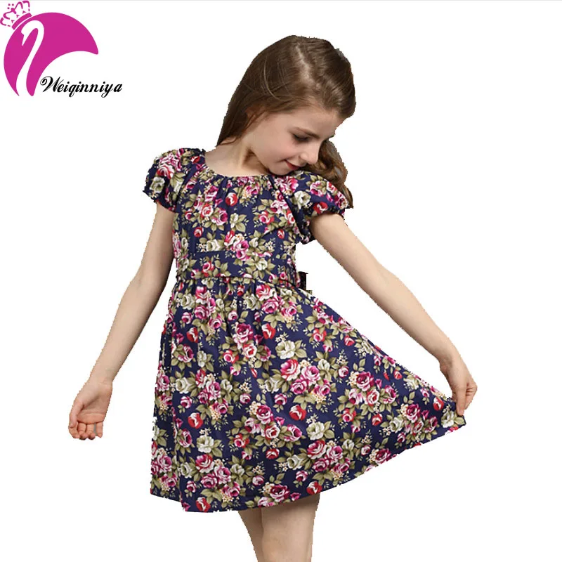 New 2018 European Style Baby Girls Dress Summer Cotton Short-Sleeve Flowers Floral Dresses Vestido Infantil Print Dress For Girl
New 2018 European Style Baby Girls Dress Summer Cotton Short-Sleeve Flowers Floral Dresses Vestido Infantil Print Dress For Girl