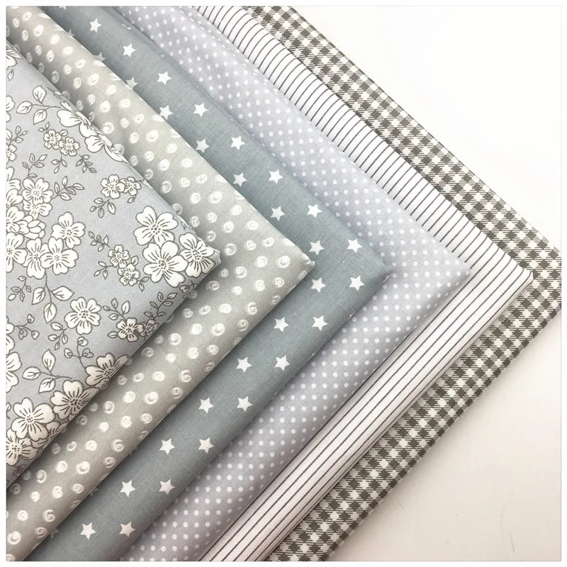 Gray flower dot Stripe Cotton Fabric Diy Sewing Patchwork Quilting Doll Cloth Handmade Needlework Material Telas to Patchwork
Gray flower dot Stripe Cotton Fabric Diy Sewing Patchwork Quilting Doll Cloth Handmade Needlework Material Telas to Patchwork