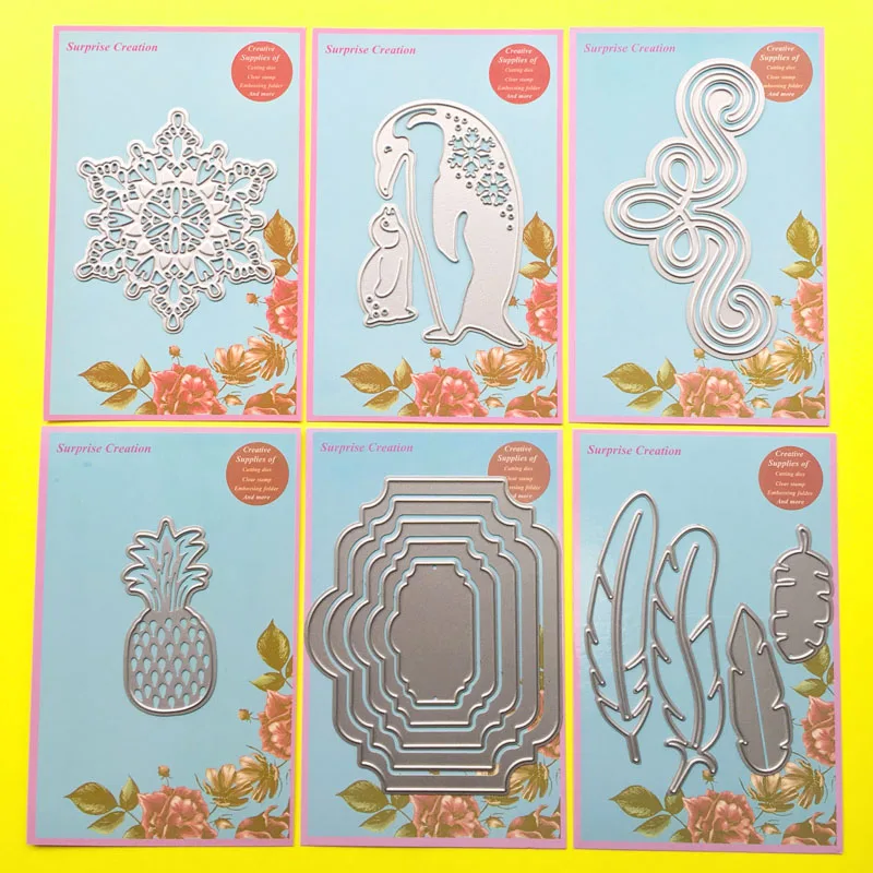 6-Set Cutting dies Assorted dies Cardmaking & Scrapbooking DIY Paper Craft stencil
6-Set Cutting dies Assorted dies Cardmaking & Scrapbooking DIY Paper Craft stencil