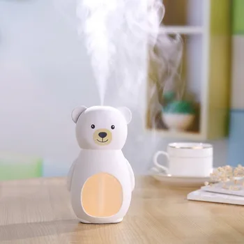 160ml Cute Bear Humidifier LED Light personalized creative cartoon teddy bear ultrasonic home office humidifier Air Purifier
160ml Cute Bear Humidifier LED Light personalized creative cartoon teddy bear ultrasonic home office humidifier Air Purifier