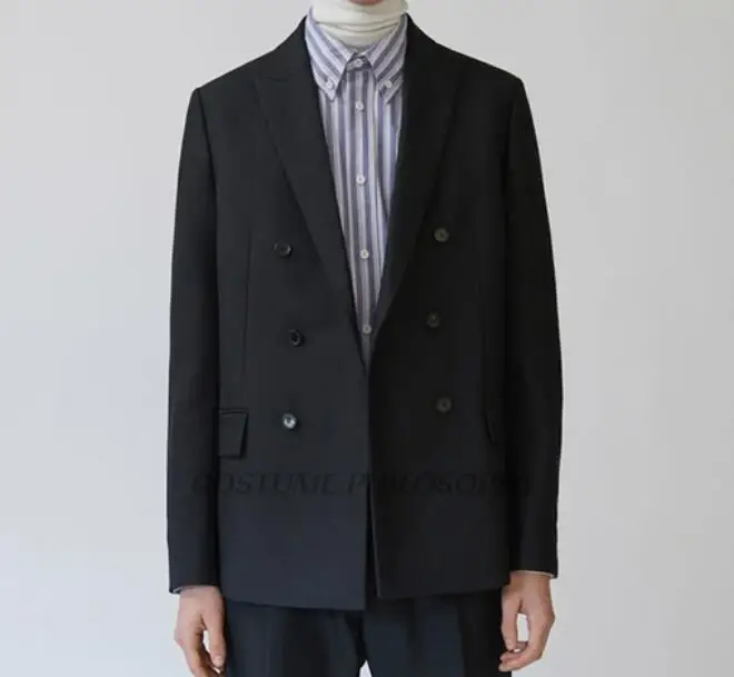 S-6XL Hot 2019 Spring r Men's New Fashion Personalized Large size customizatio Double-breasted simple black classic suit
S-6XL Hot 2019 Spring r Men's New Fashion Personalized Large size customizatio Double-breasted simple black classic suit