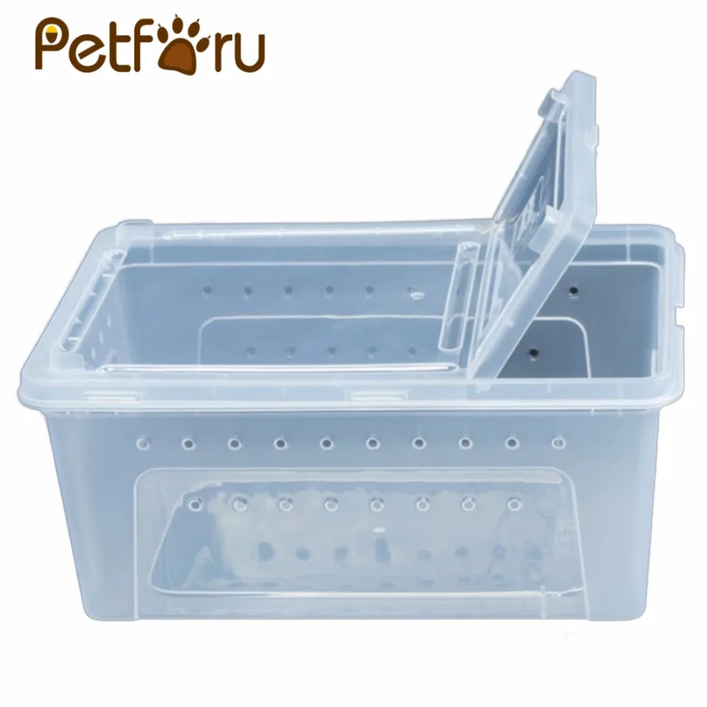 Petforu Plastic Frosted Reptile Feeding Box Lizard Spider Feeding Hatching Container - M
Petforu Plastic Frosted Reptile Feeding Box Lizard Spider Feeding Hatching Container - M