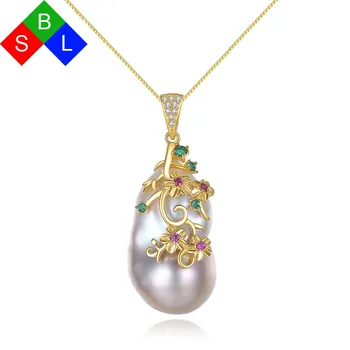 Red Trees Brand Design New Style Unique Hand Made Multi-Colored 18 inch 925 Silver Baroque Pearl Necklace For Women Wedding Gift
Red Trees Brand Design New Style Unique Hand Made Multi-Colored 18 inch 925 Silver Baroque Pearl Necklace For Women Wedding Gift