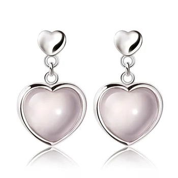 100% 925 sterling silver romantic love heart natural opal stone ladies`tassels stud earrings jewelry birthday gift wholesale
100% 925 sterling silver romantic love heart natural opal stone ladies`tassels stud earrings jewelry birthday gift wholesale